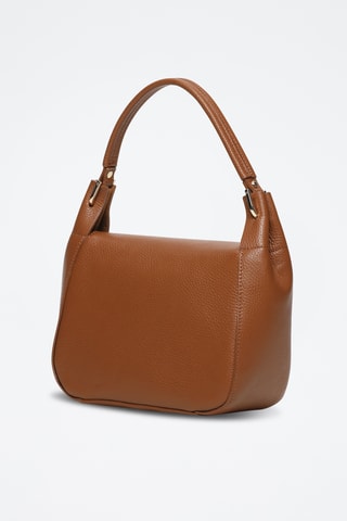 Leren Trendy Handtas Milva - Camel