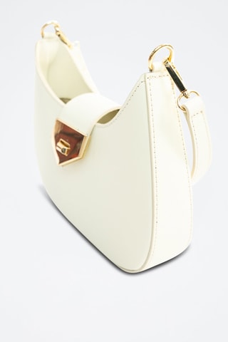 Leren Trendy Handtas Nella - Wit