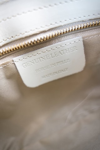 Leren Trendy Handtas Nella - Wit