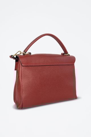 Leren Handtas Nix  - Bordeauxrood