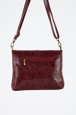 Leren Schoudertas Otis - Bordeauxrood
