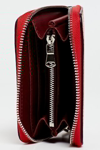 Leren Portefeuille Mini Gali - Rood