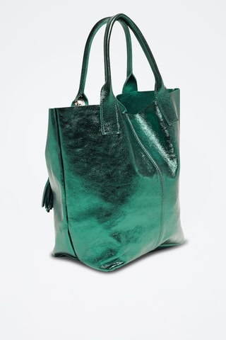Leren Trendy Handtas Yana - Groen