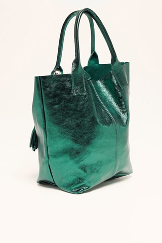 Leren Trendy Handtas Yana - Groen