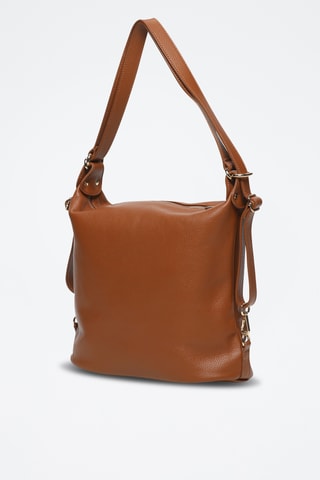 Leren Schoudertas Effia - Camel