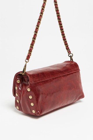 Leren Schoudertas Hero - Bordeauxrood