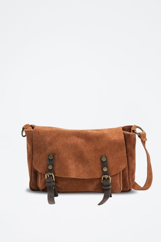 Nubuck Schoudertas Katya - Camel