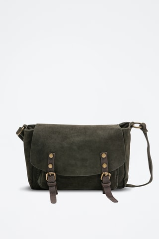 Nubuck Schoudertas Katya - Groen