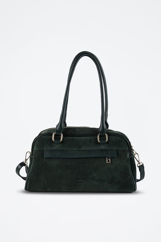 Nubuck Trendy Handtas Drew - Groen