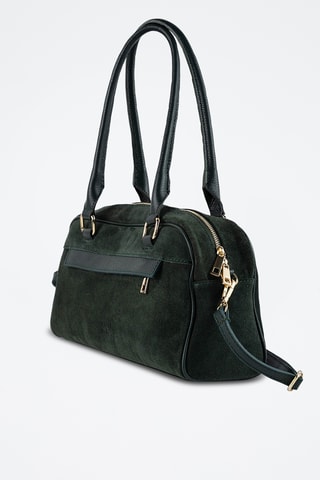 Nubuck Trendy Handtas Drew - Groen