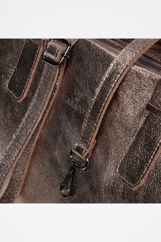 Leren Handtas Myra - Roségoudkleurig