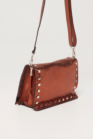 Leren Schoudertas Iris - Oranje