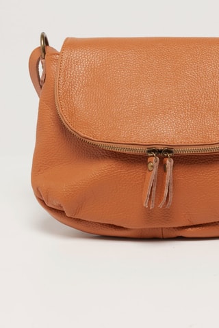 Leren Schoudertas Lana - Camel