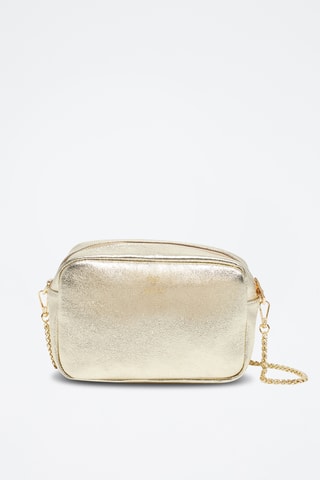 Leren Schoudertas Amaïa - Goudkleurig