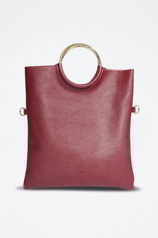 Leren Handtas Jany - Bordeauxrood