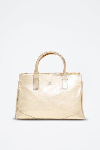 Leren Handtas Myra - Goudkleurig