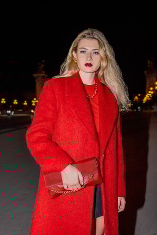 Leren Schoudertas Gala - Rood