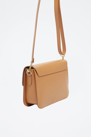 Leren Schoudertas Ambre - Camel