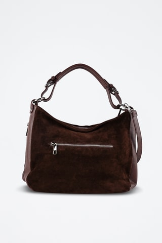 Nubuck Schoudertas Kai - Bruin