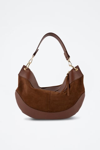 Nubuck Schoudertas Kael - Bruin