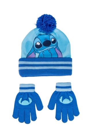 Muts en Handschoenen Stitch Lilo en Stitch Disney - Blauw