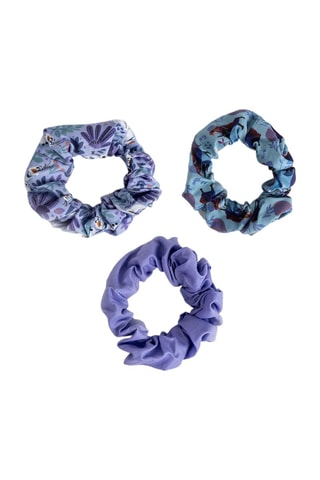 3 Scrunchies Frozen Disney - Blauw