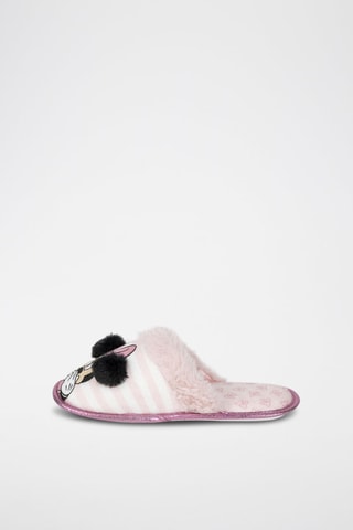 Gevoerde pantoffels Minnie Disney- Roze
