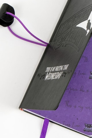 Gelinieerd Kladblok Addams de Addams Familie - Zwart