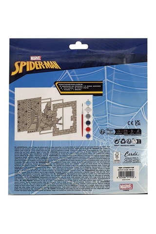 Houten Te Kleuren Bouwset Spider-Man Avengers Marvel - 11-Delig