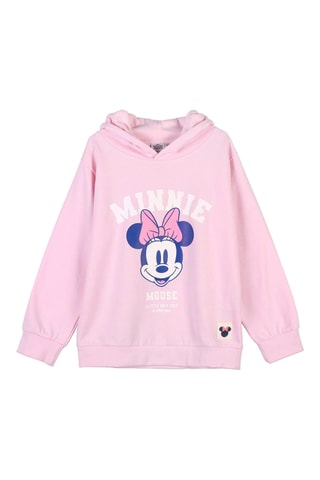 Sweater met capuchon Minnie Disney - Poederroze en Marineblauw