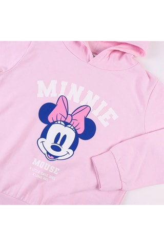 Sweater met capuchon Minnie Disney - Poederroze en Marineblauw