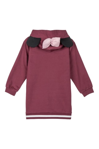 Sweater met capuchon Minnie Disney - Bordeauxrood