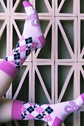 Sokken Barbie - Poederroze