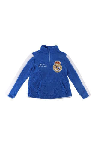 Fleece Sweater Real Madrid - Indigoblauw