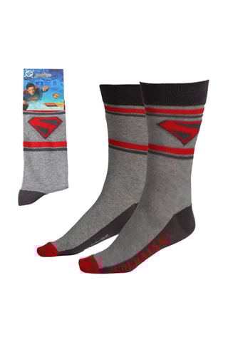 Sokken Superman Justice League DC Comics - Grijs