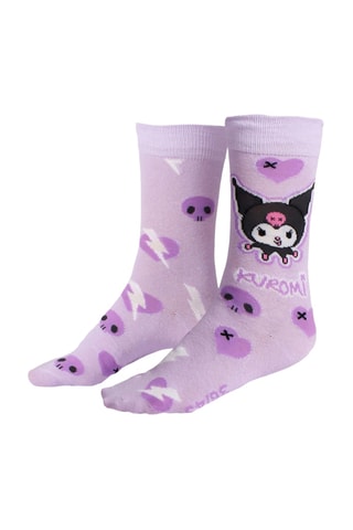 Sokken Kuromi Hello Kitty Sanrio - Lichtpaars