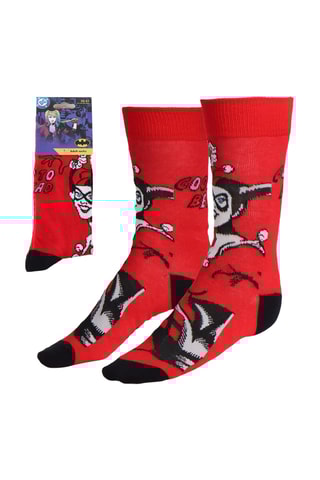 Sokken Harley Quinn DC Comics - Rood