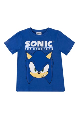 T-shirt Sonic Sonic De Egel - Kobaltblauw