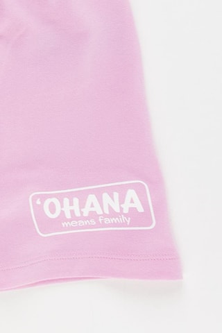 T-shirt en Short Stitch Lilo en Stitch Disney - Wit en Roze