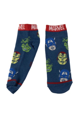 2 paar sokken Avengers Marvel - Zwart en Marineblauw