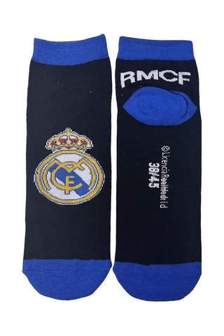 2 Paar Sokken Real Madrid - Marineblauw en Wit