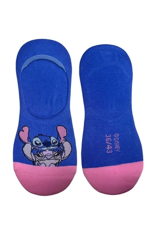 2 Paar Sokken Stitch en Angel Lilo en Stitch Disney - Koningsblauw en Roze