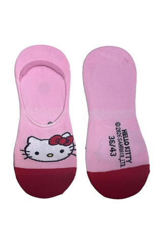 2 Paar Enkelsokken Hello Kitty en Kuromi Hello Kitty Sanrio - Zwart en Roze
