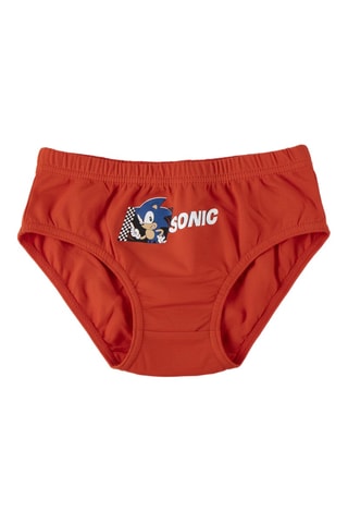 3 Slips Sonic en Knuckles Sonic - Kobaltblauw en Rood