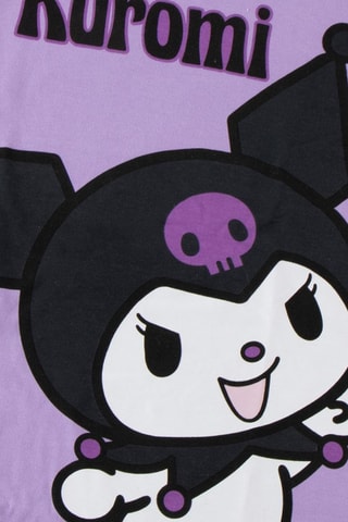 T-shirt Kuromi Hello Kitty Sanrio - Paars