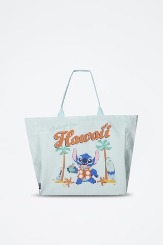 Totebag Stitch Lilo en Stitch Disney - Turquoise
