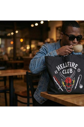 Totebag Stranger Things - Zwart