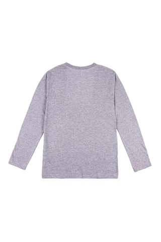 T-shirt Hogwarts Harry Potter - Gemêleerd Lichtgrijs