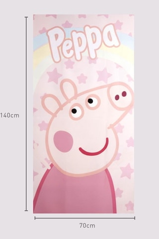 Douchelaken Peppa Pig - Roze - 70 x 140 cm