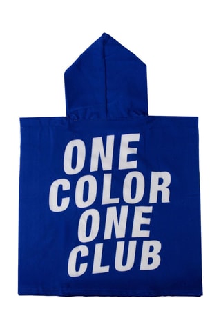 Badponcho met Capuchon Real Madrid - Koningsblauw